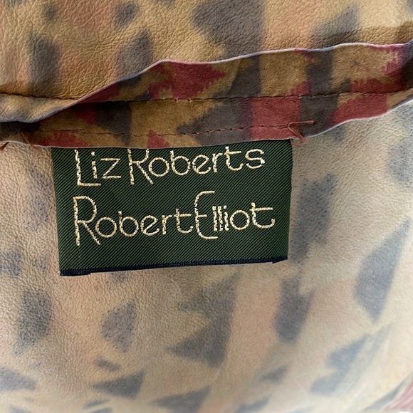 VTG Liz Robert & Robert Elliot Leather Shawl - Picture 4 of 11